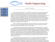 Tablet Screenshot of pacificengineering.org